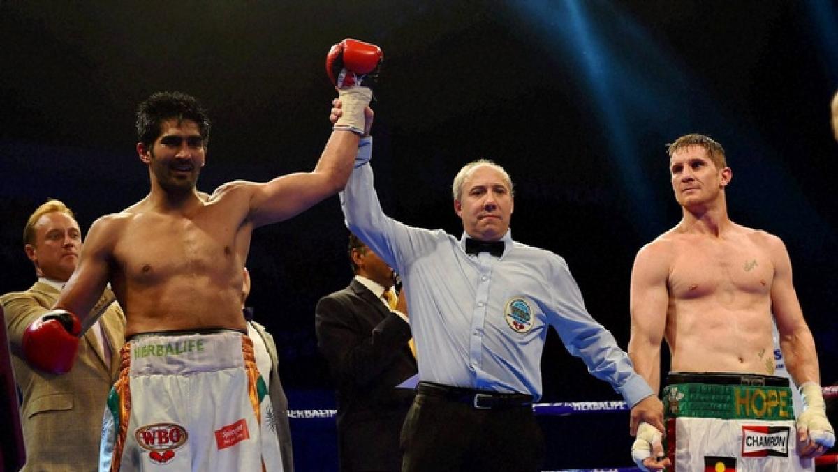 Vijender Singh defeats Kerry Hope, clinches WBO Asia Pacific title